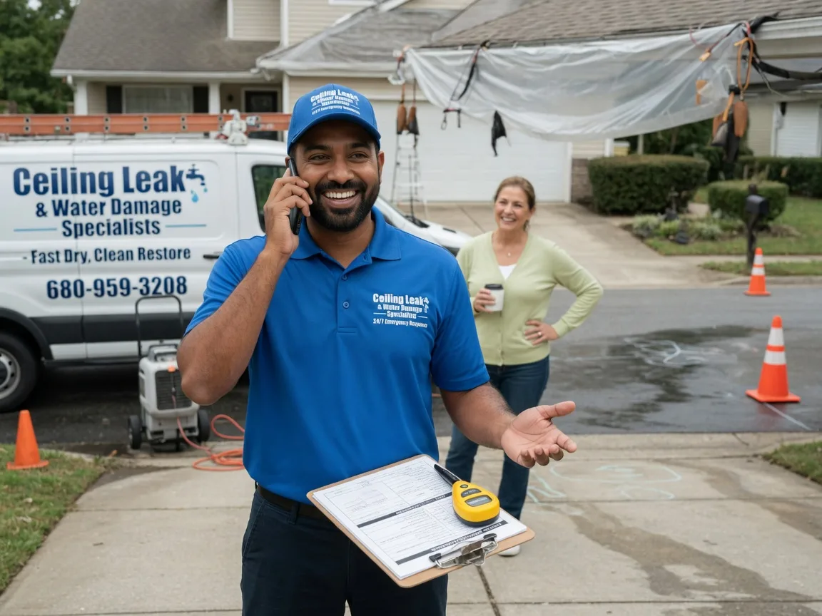 Ceiling Leak Cleanup Russellville, AR FAQs